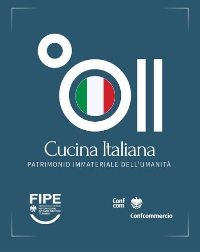 Logo Fipe Cucina Italiana Patrimonio Immateriale dell'umanità